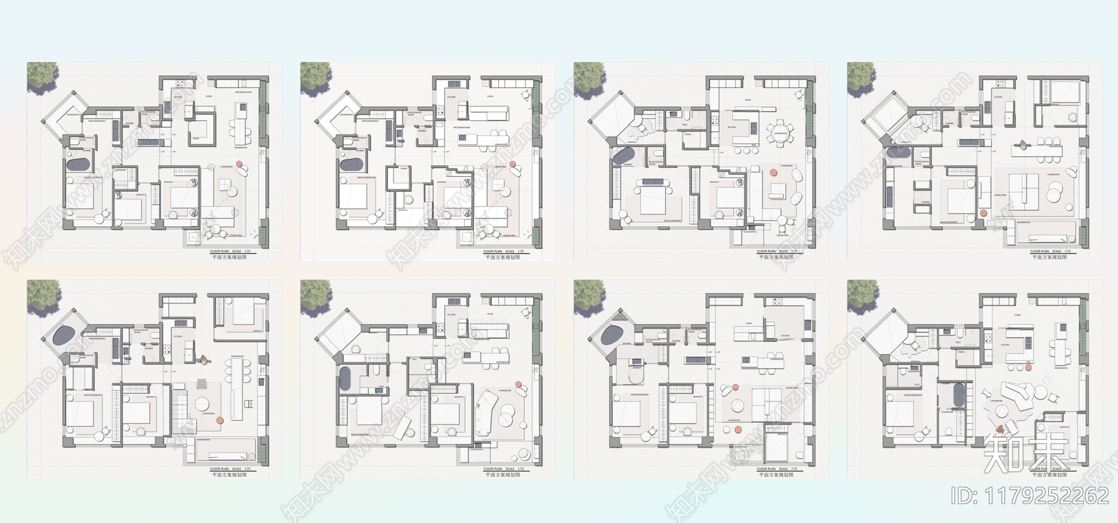 平层施工图下载【ID:1179252262】