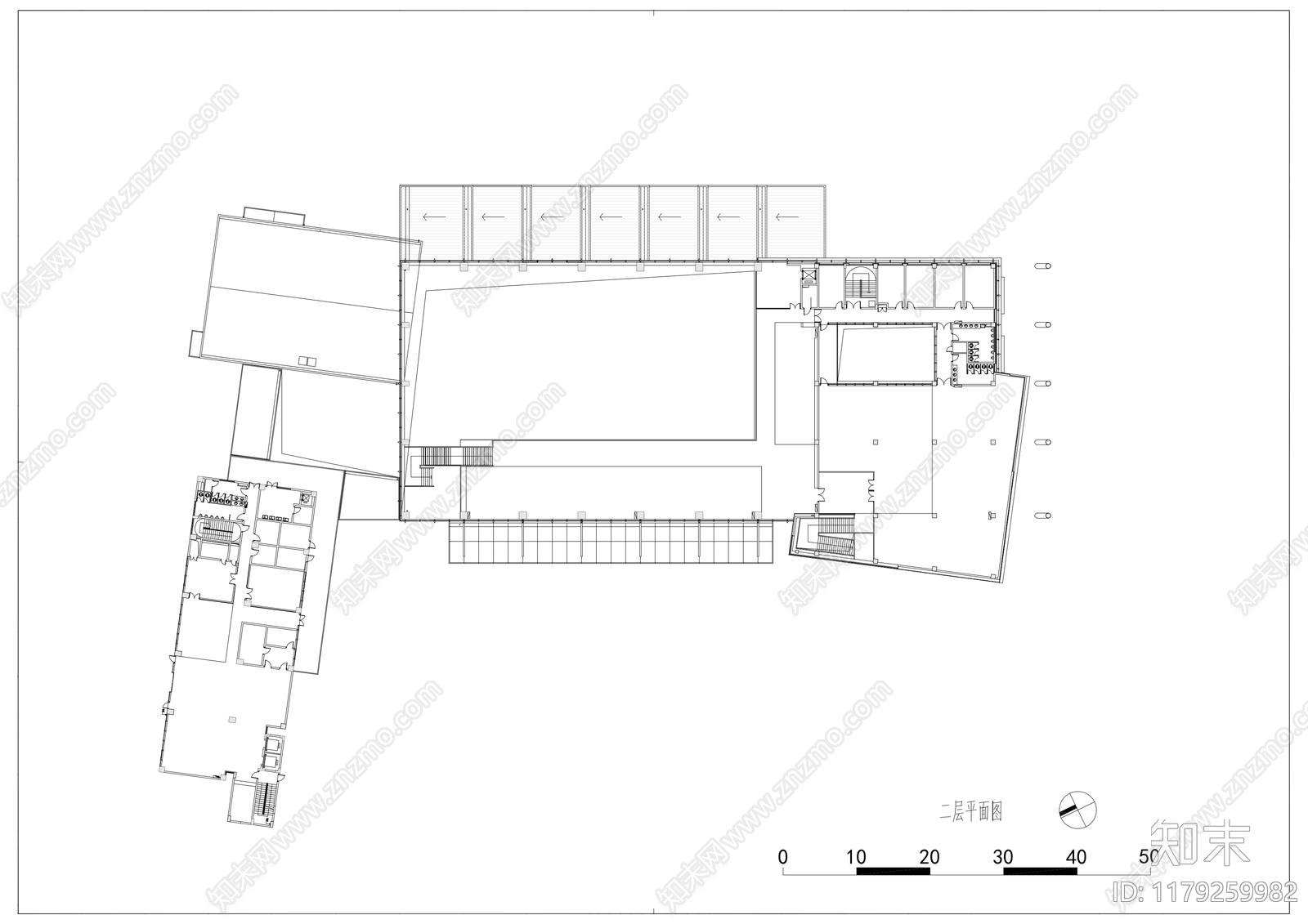 现代客运站施工图下载【ID:1179259982】