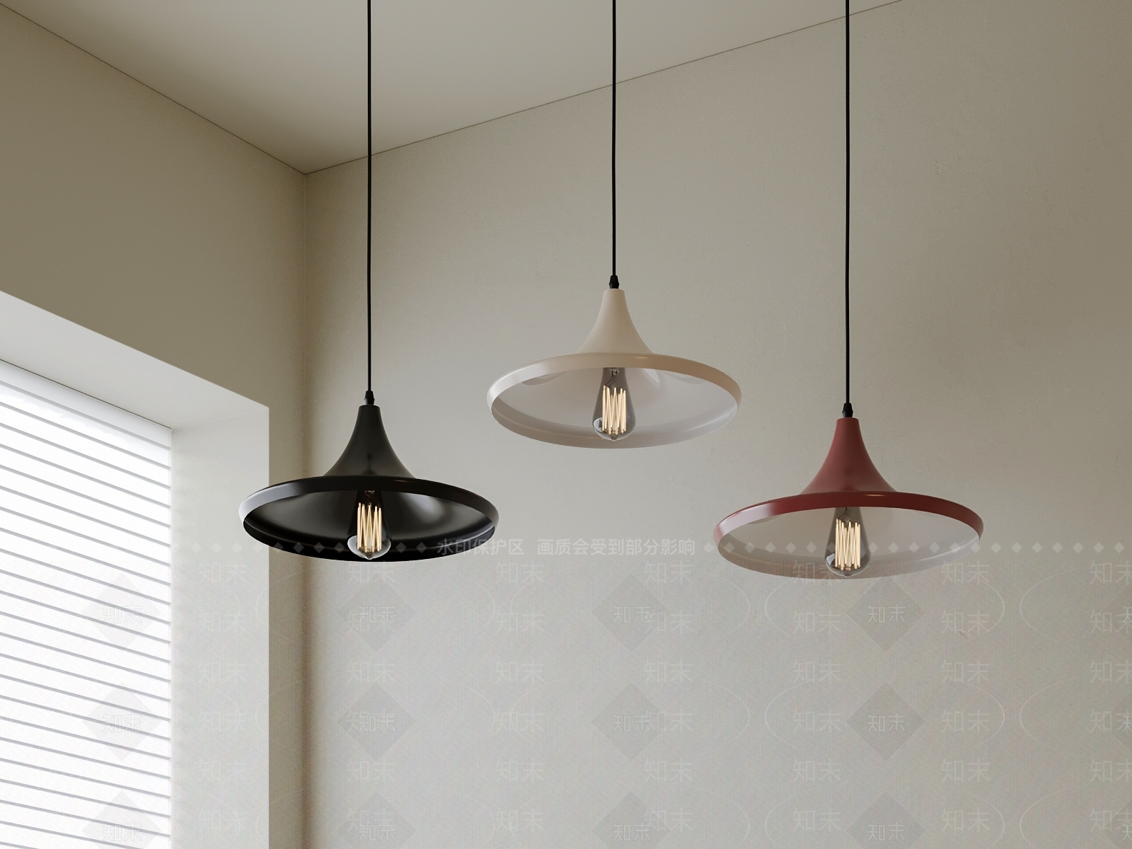 现代北欧吊灯3D模型下载【ID:1179262581】