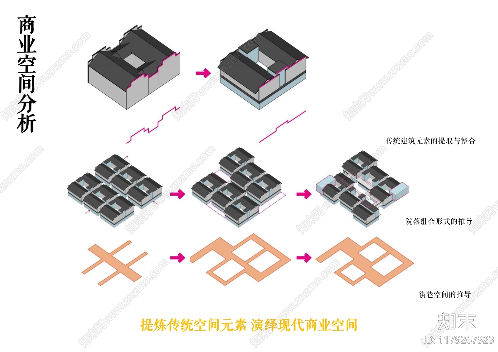 新中式商业街区建筑下载【ID:1179267323】