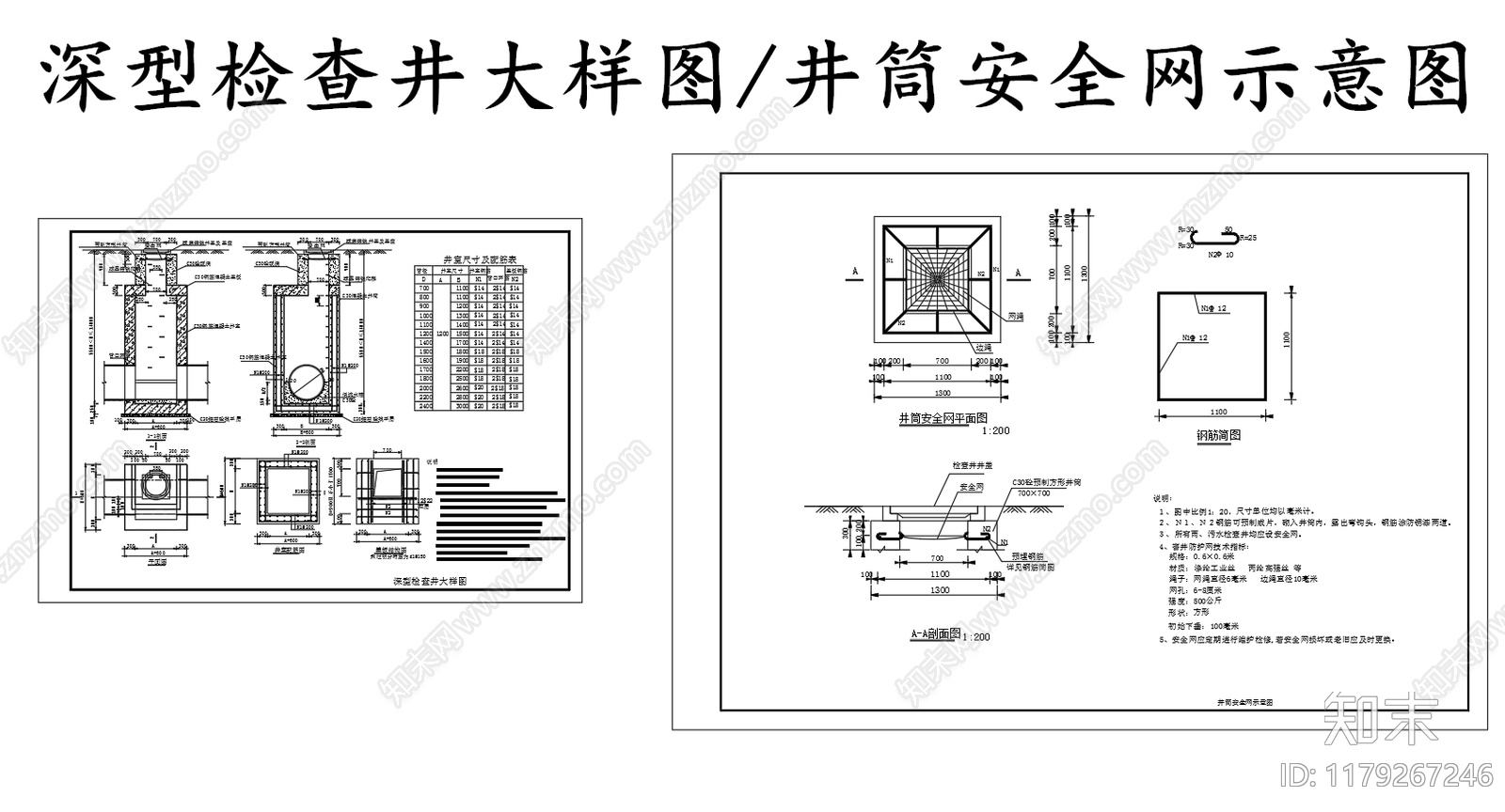 给排水节点详图cad施工图下载【ID:1179267246】