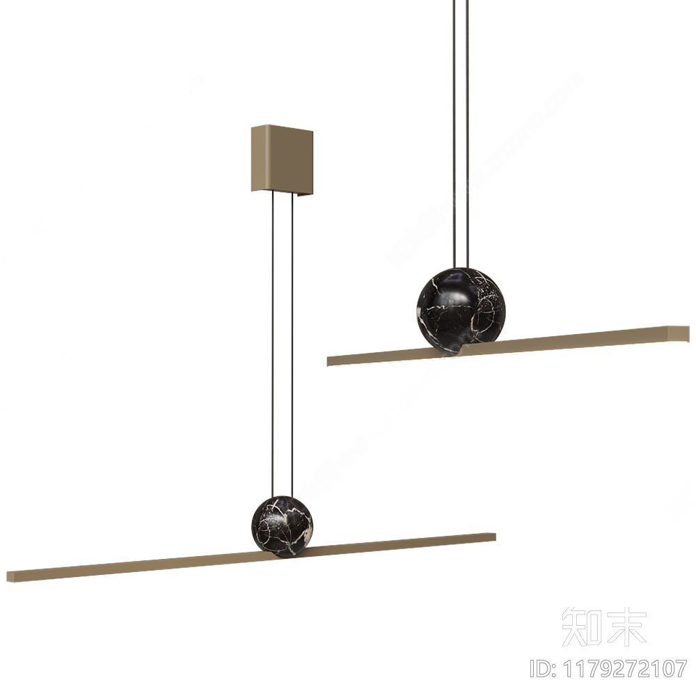 欧式美式吊灯3D模型下载【ID:1179272107】