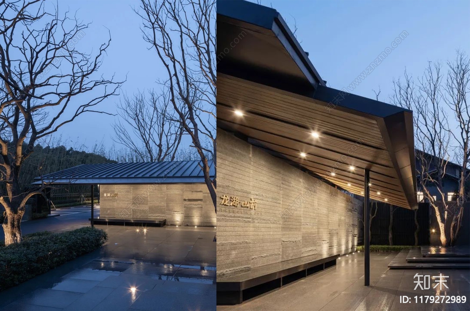 现代新中式廊架施工图下载【ID:1179272989】