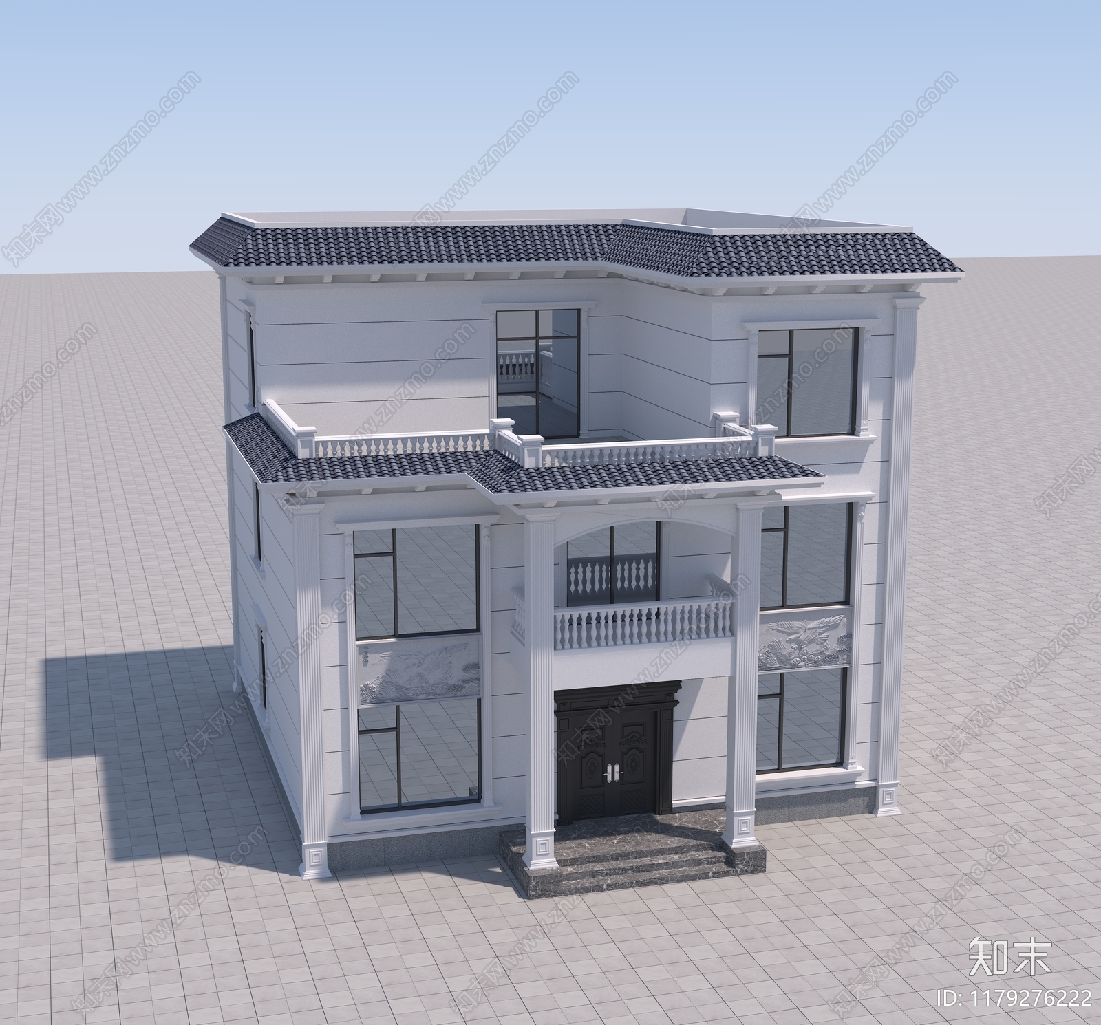 简约欧式其他建筑外观3D模型下载【ID:1179276222】