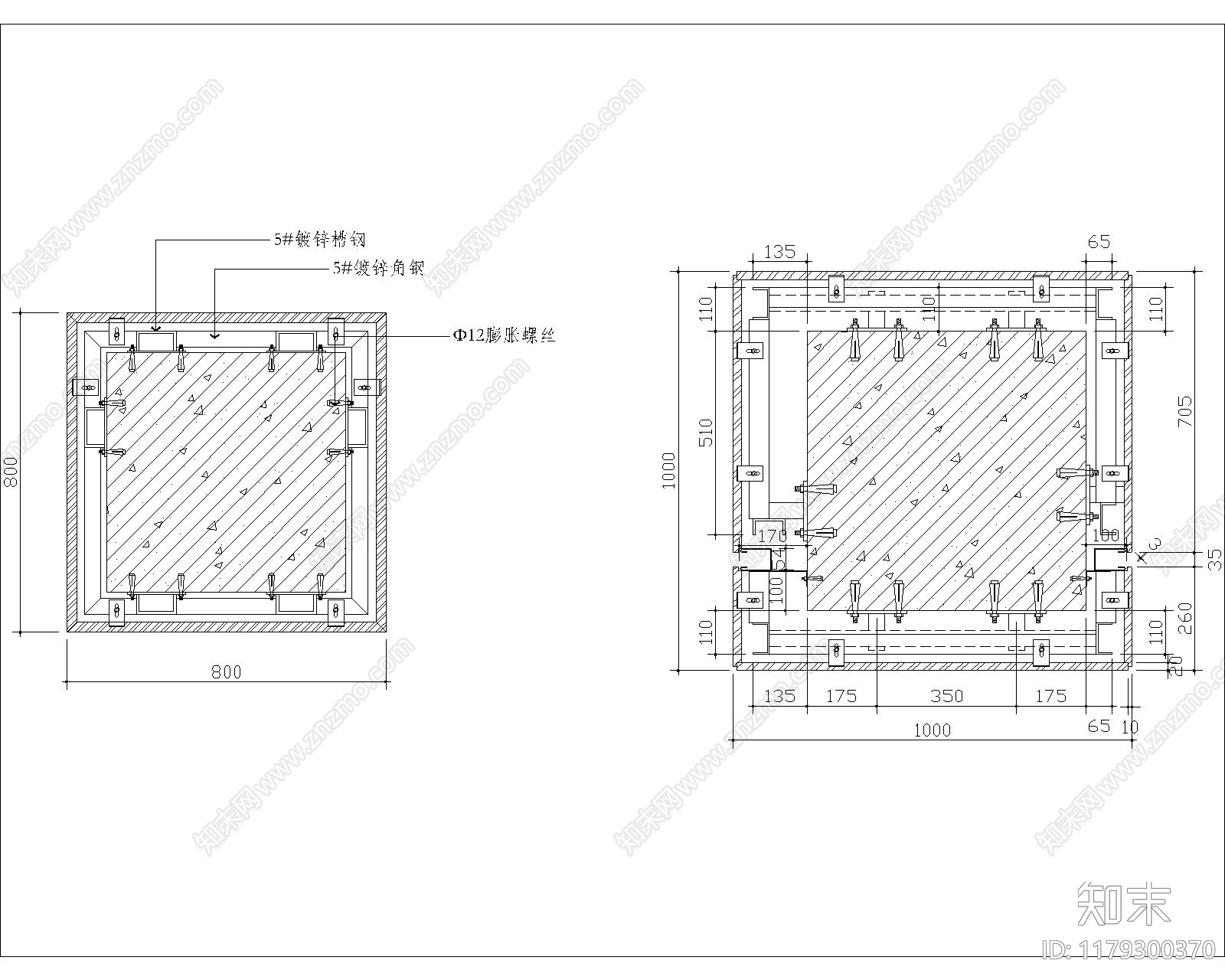 现代其他图库cad施工图下载【ID:1179300370】