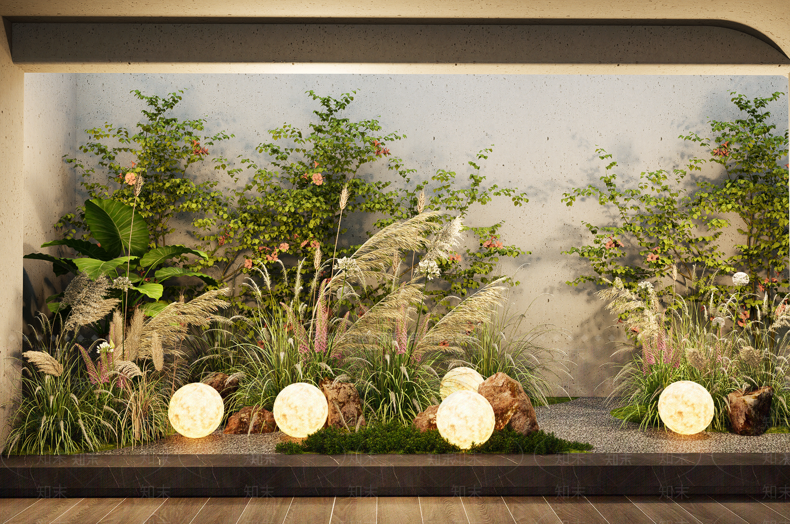 植物组合SU模型下载【ID:1179300632】