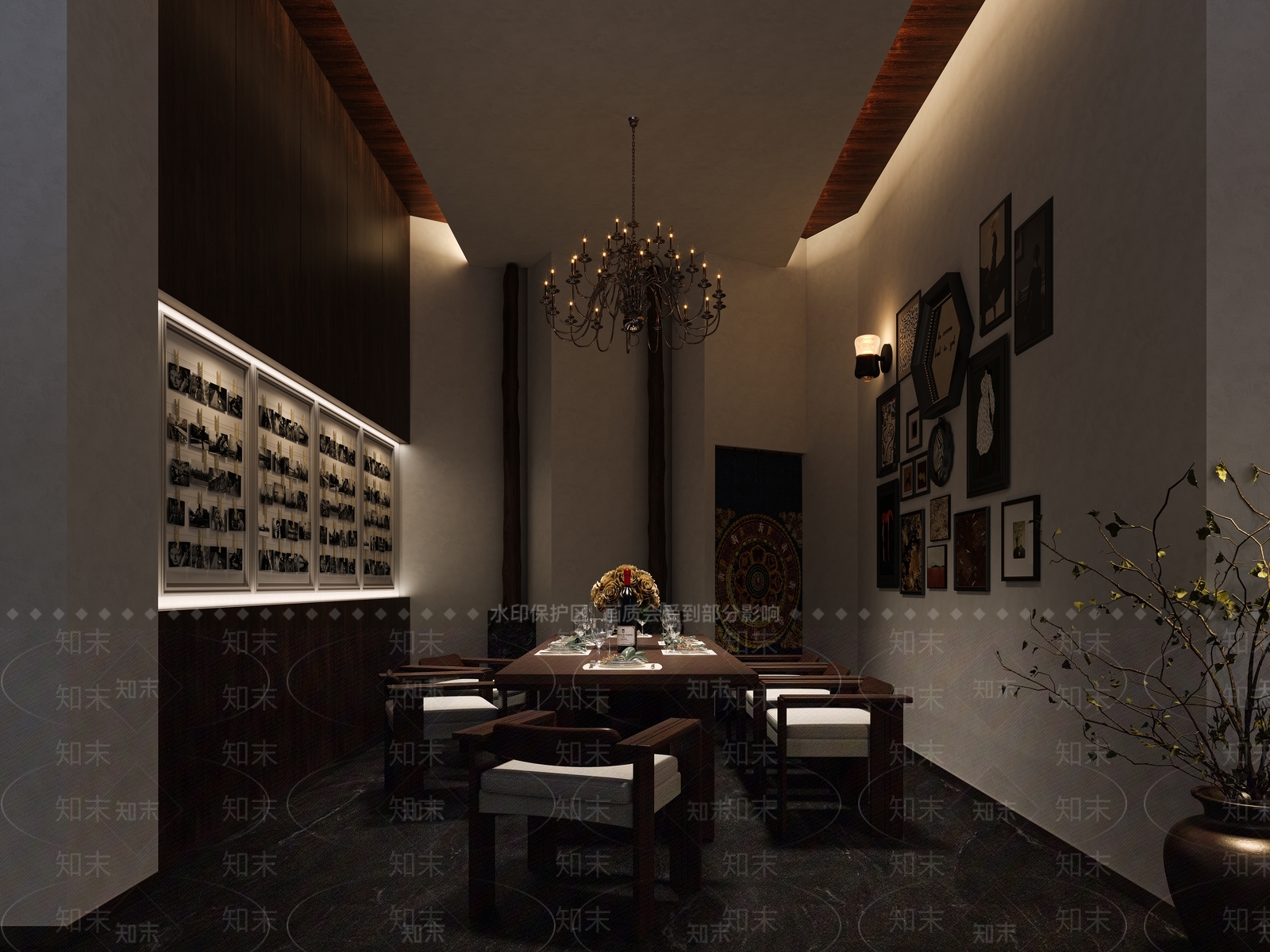 中古复古民宿3D模型下载【ID:1179306362】