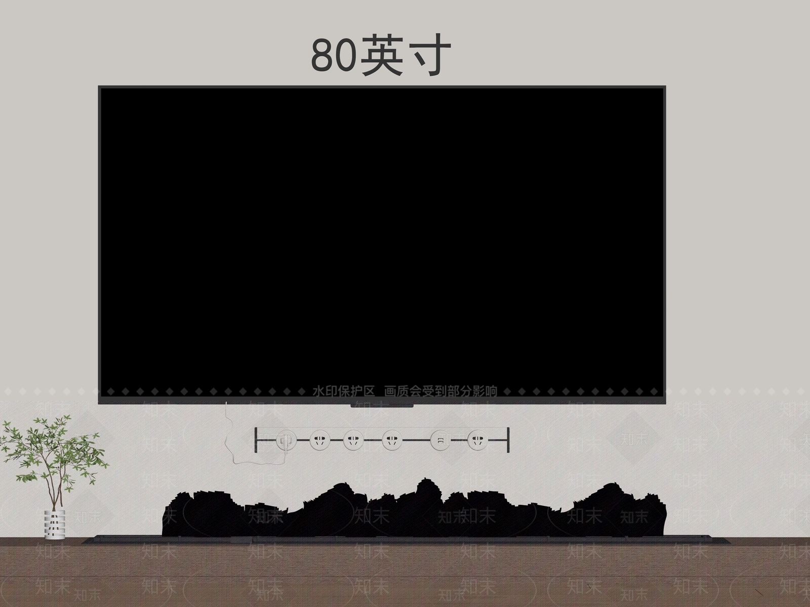 电视SU模型下载【ID:1179318091】