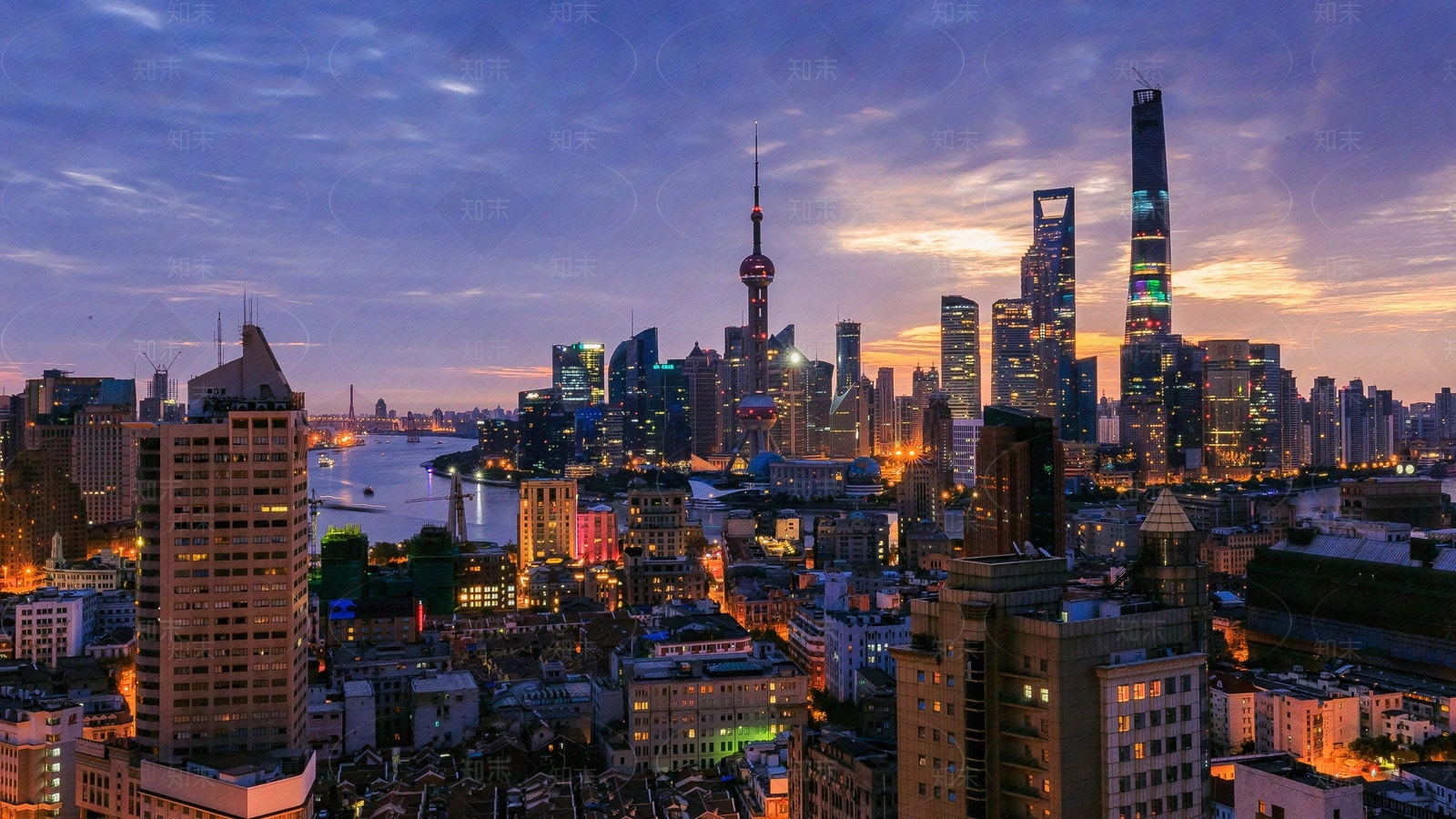 城市背景高清贴图材质