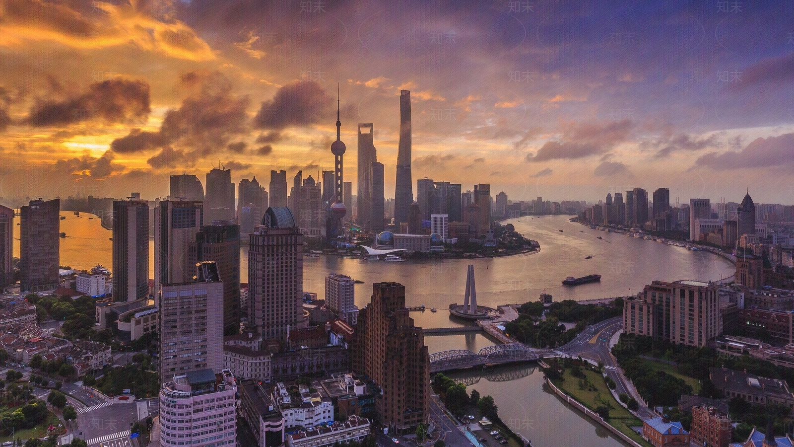城市背景高清贴图材质