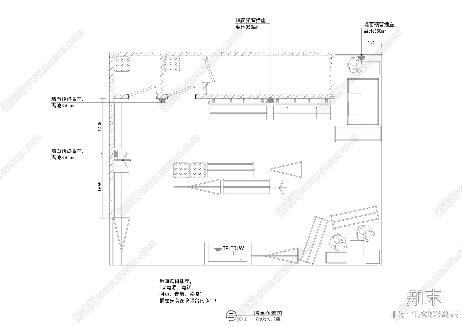 现代服装店cad施工图下载【ID:1179326855】