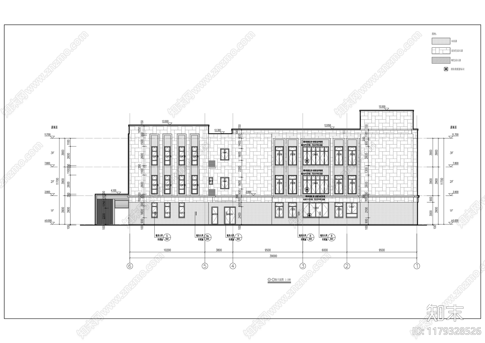 现代幼儿园建筑cad施工图下载【ID:1179328526】