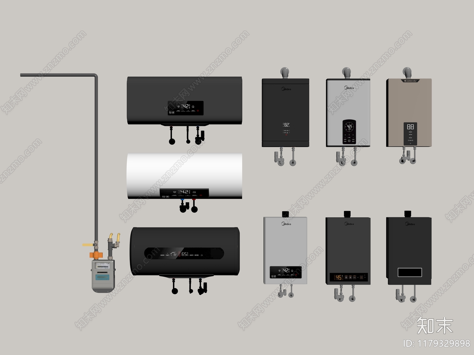 热水器SU模型下载【ID:1179329898】