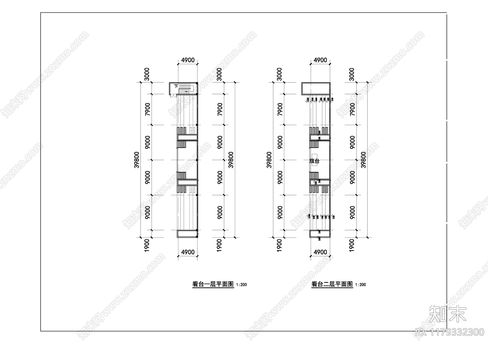 现代学校建筑cad施工图下载【ID:1179332300】