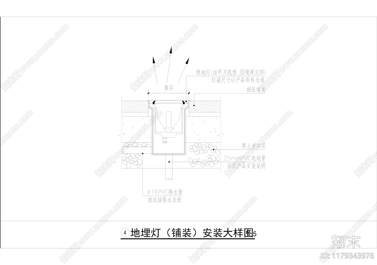 景观节点cad施工图下载【ID:1179343976】