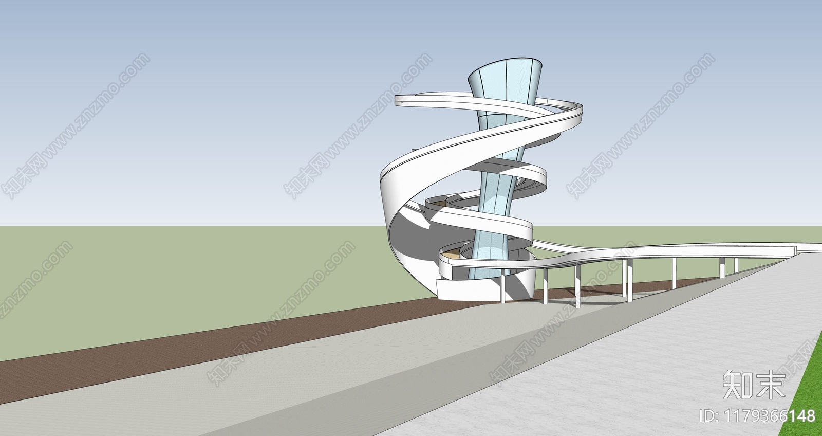 现代极简其他公共建筑SU模型下载【ID:1179366148】