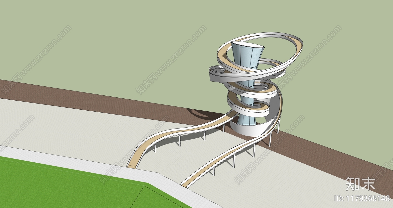 现代极简其他公共建筑SU模型下载【ID:1179366148】