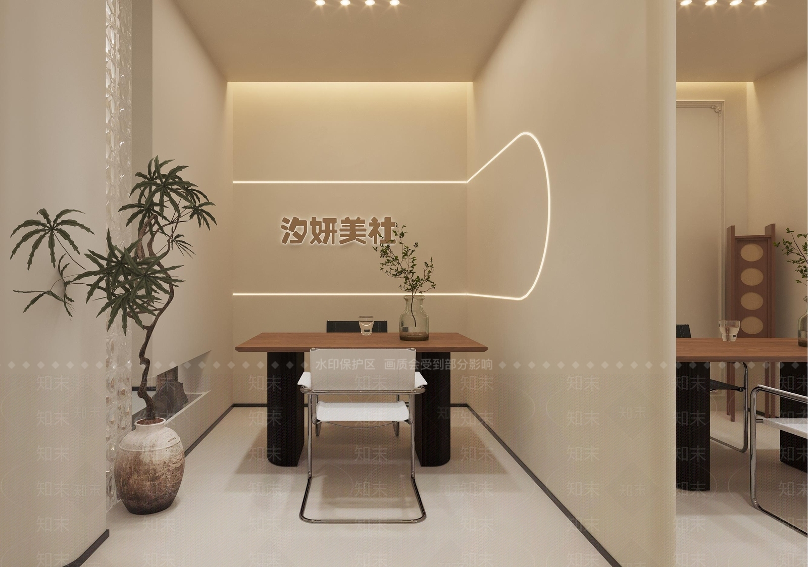现代美容院3D模型下载【ID:1179369567】