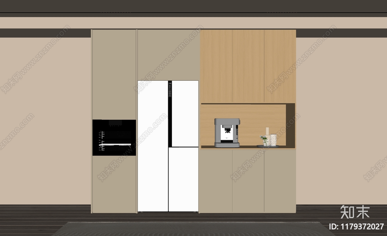 现代酒柜SU模型下载【ID:1179372027】