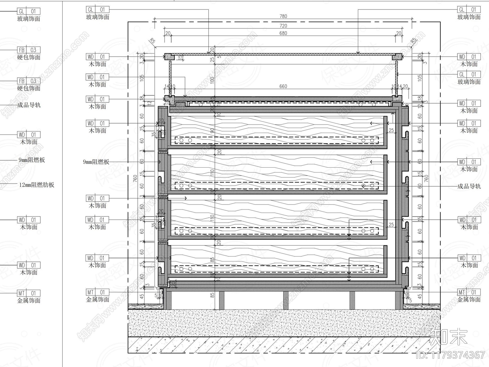 现代轻奢家具节点详图施工图下载【ID:1179374367】