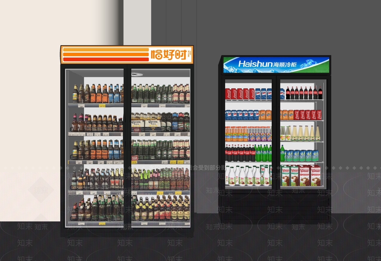 冰柜SU模型下载【ID:1179379272】
