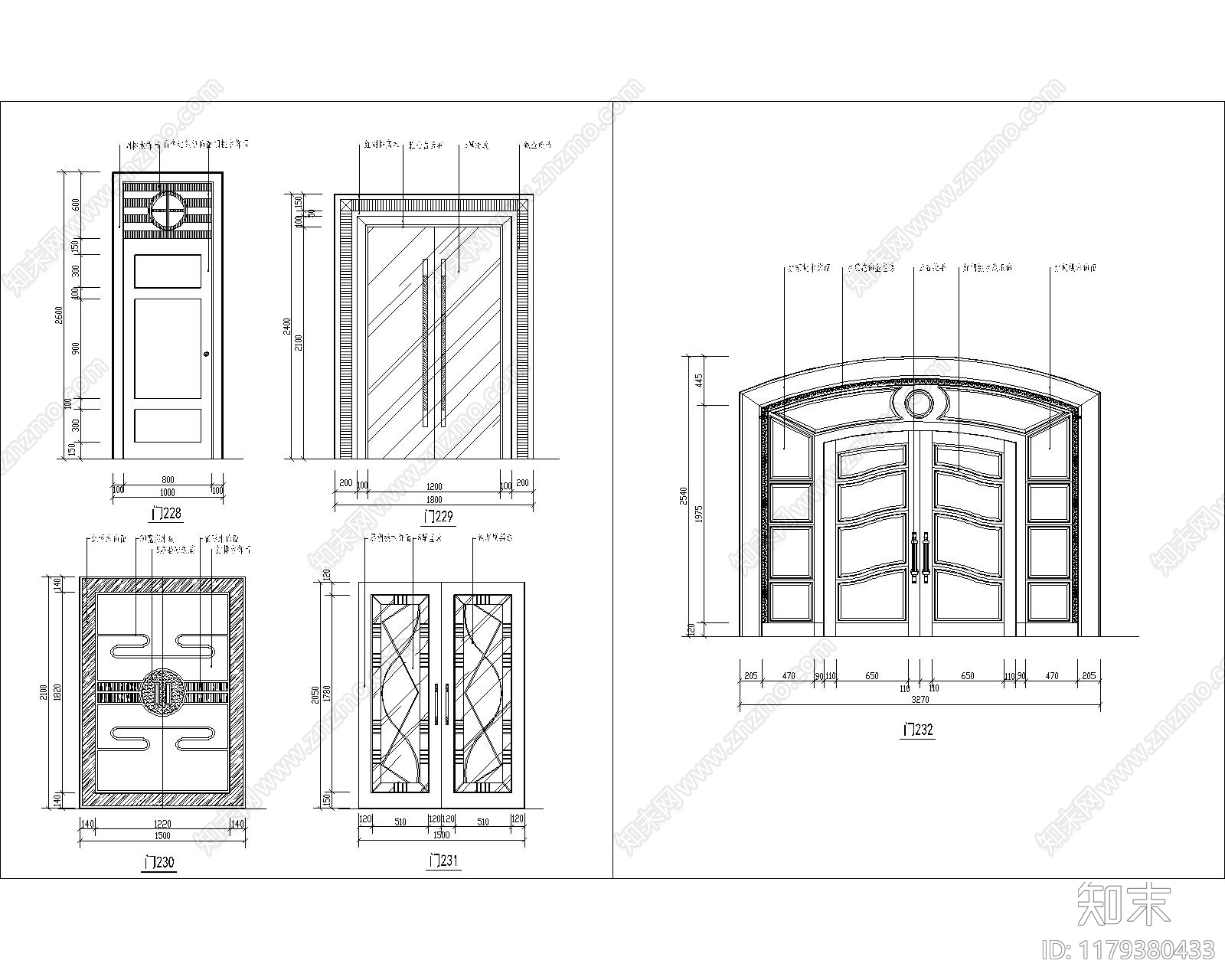 现代其他图库cad施工图下载【ID:1179380433】