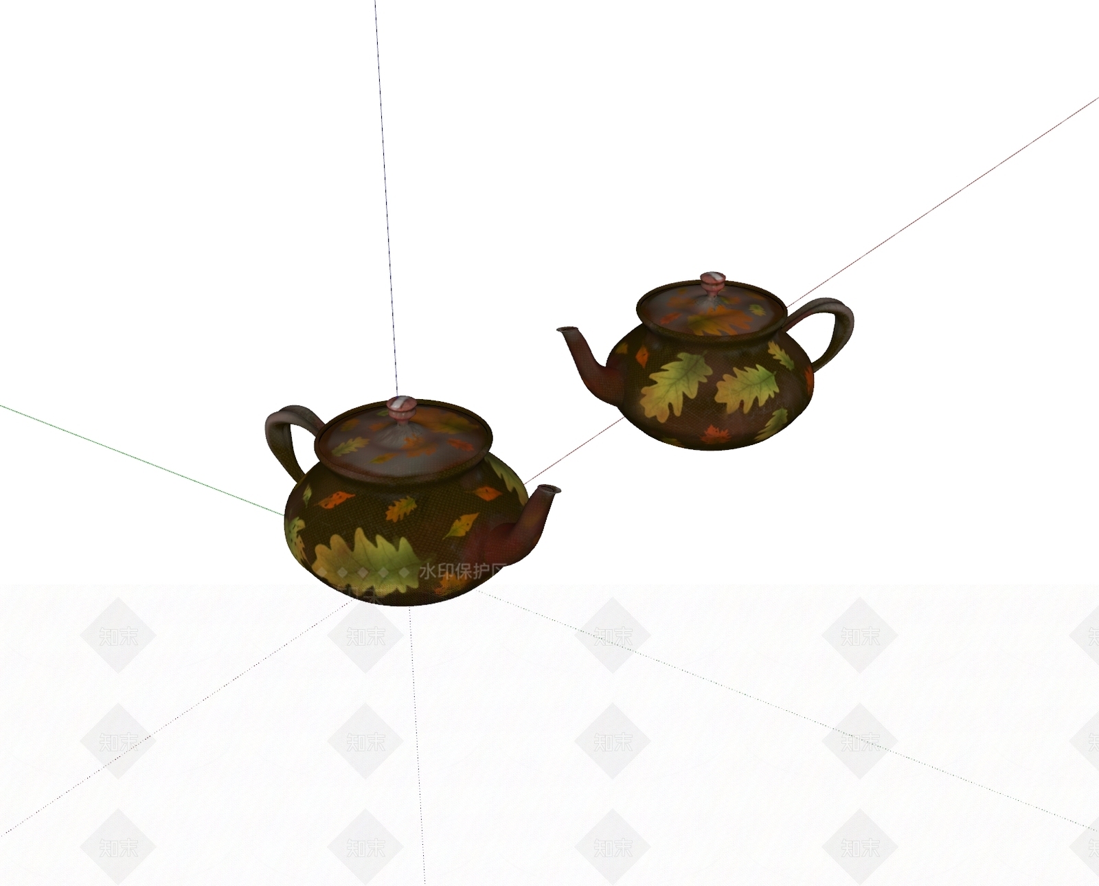 茶具SU模型下载【ID:1179384577】