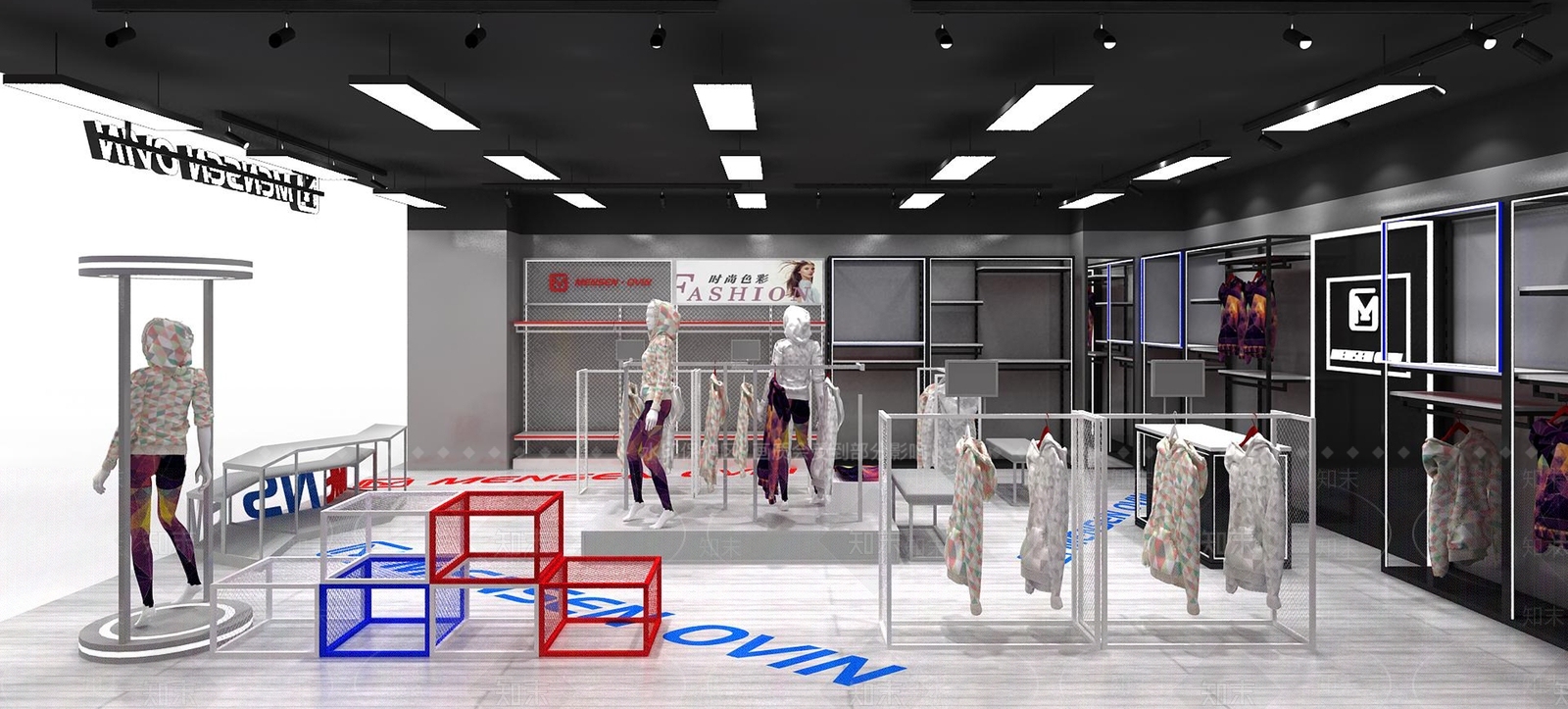 现代商场3D模型下载【ID:1179388387】