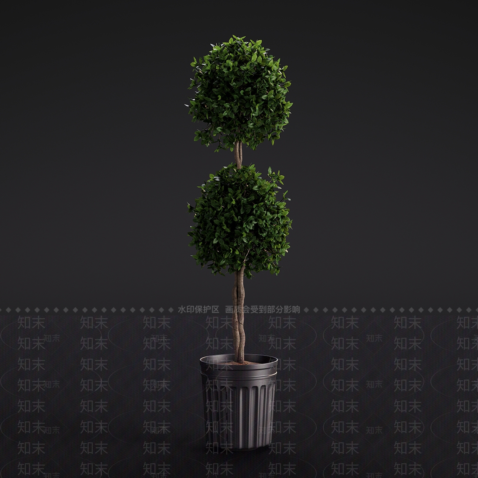盆栽3D模型下载【ID:1179389675】