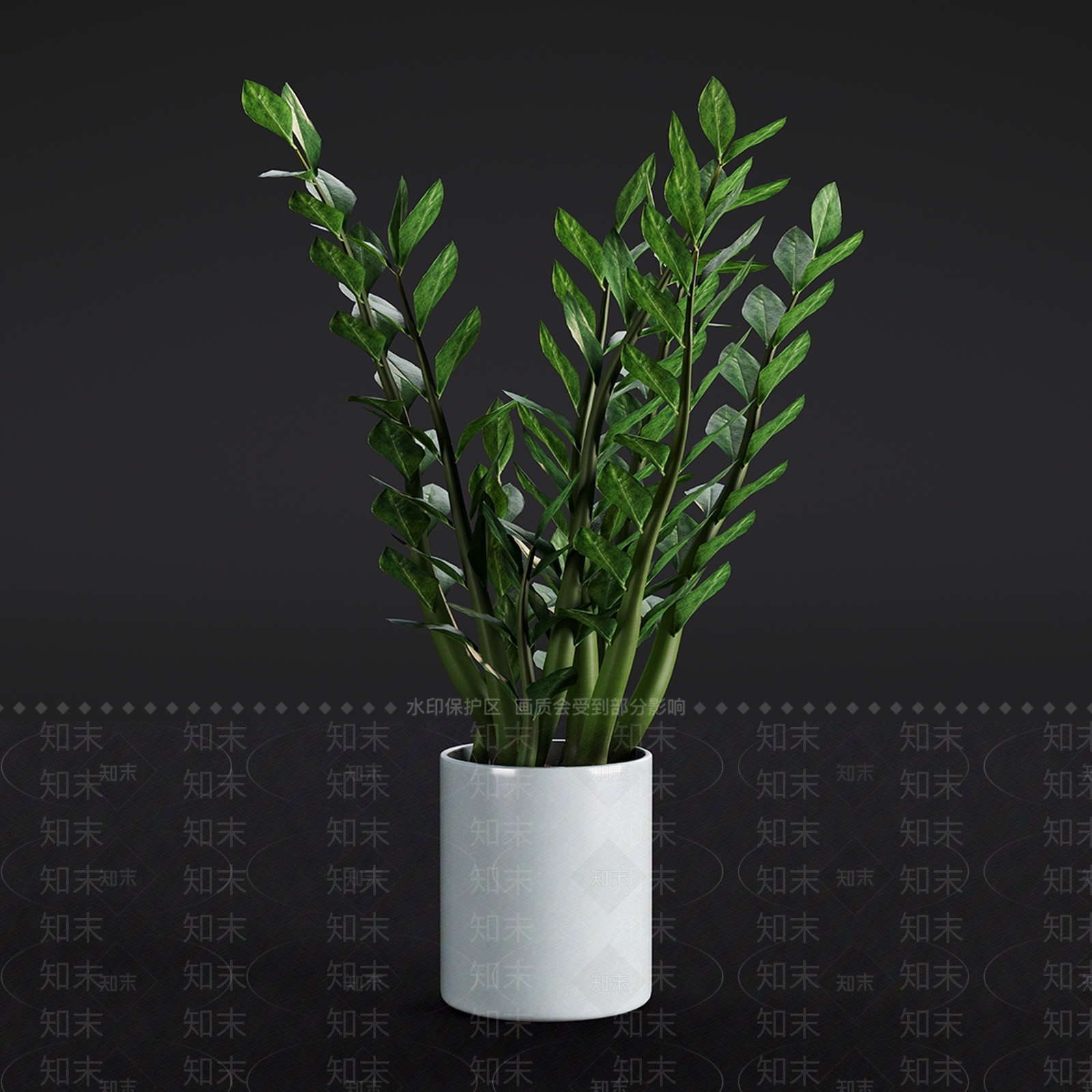 盆栽3D模型下载【ID:1179393675】