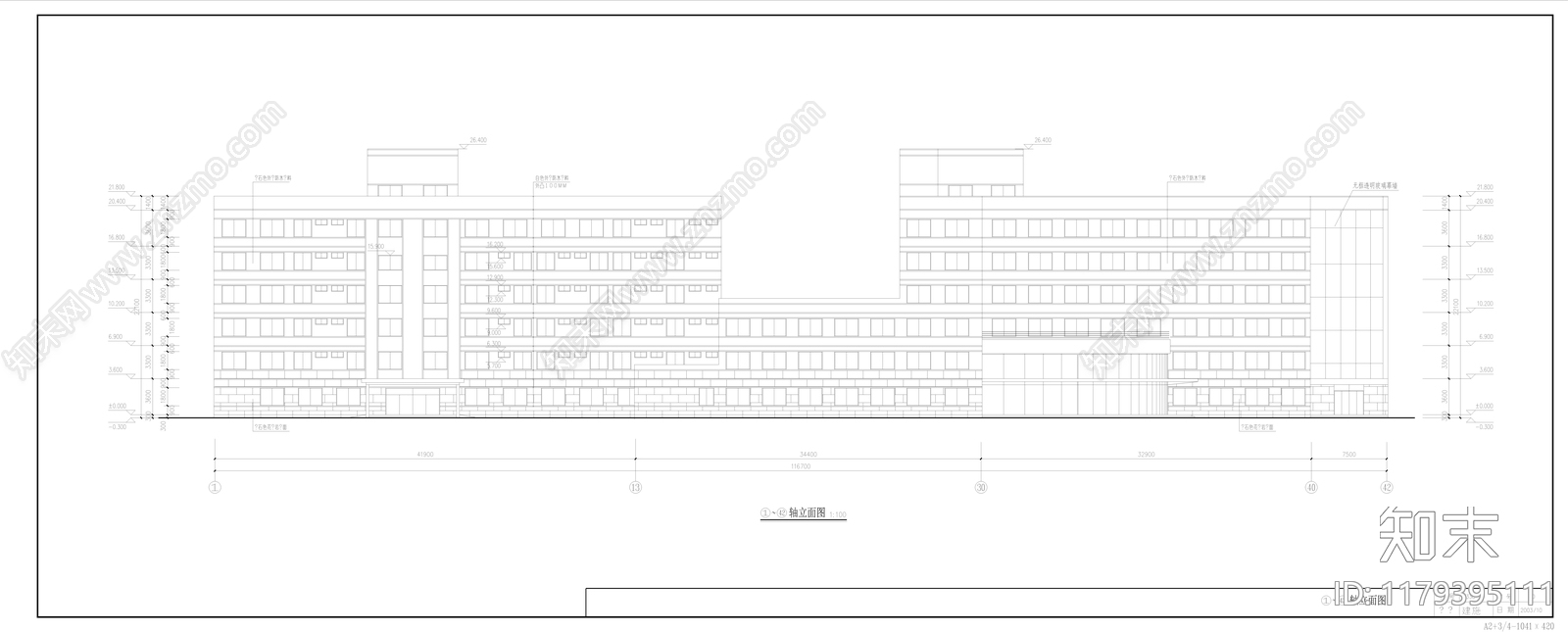 医院建筑施工图下载【ID:1179395111】