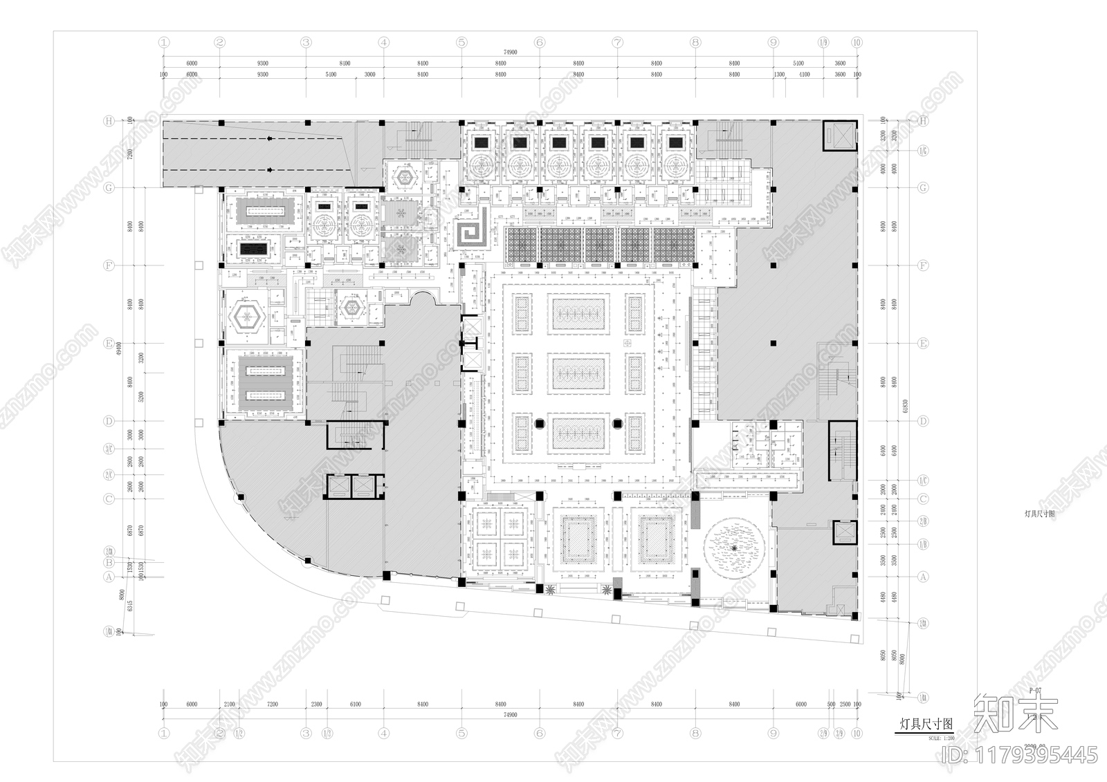 其他餐饮空间cad施工图下载【ID:1179395445】