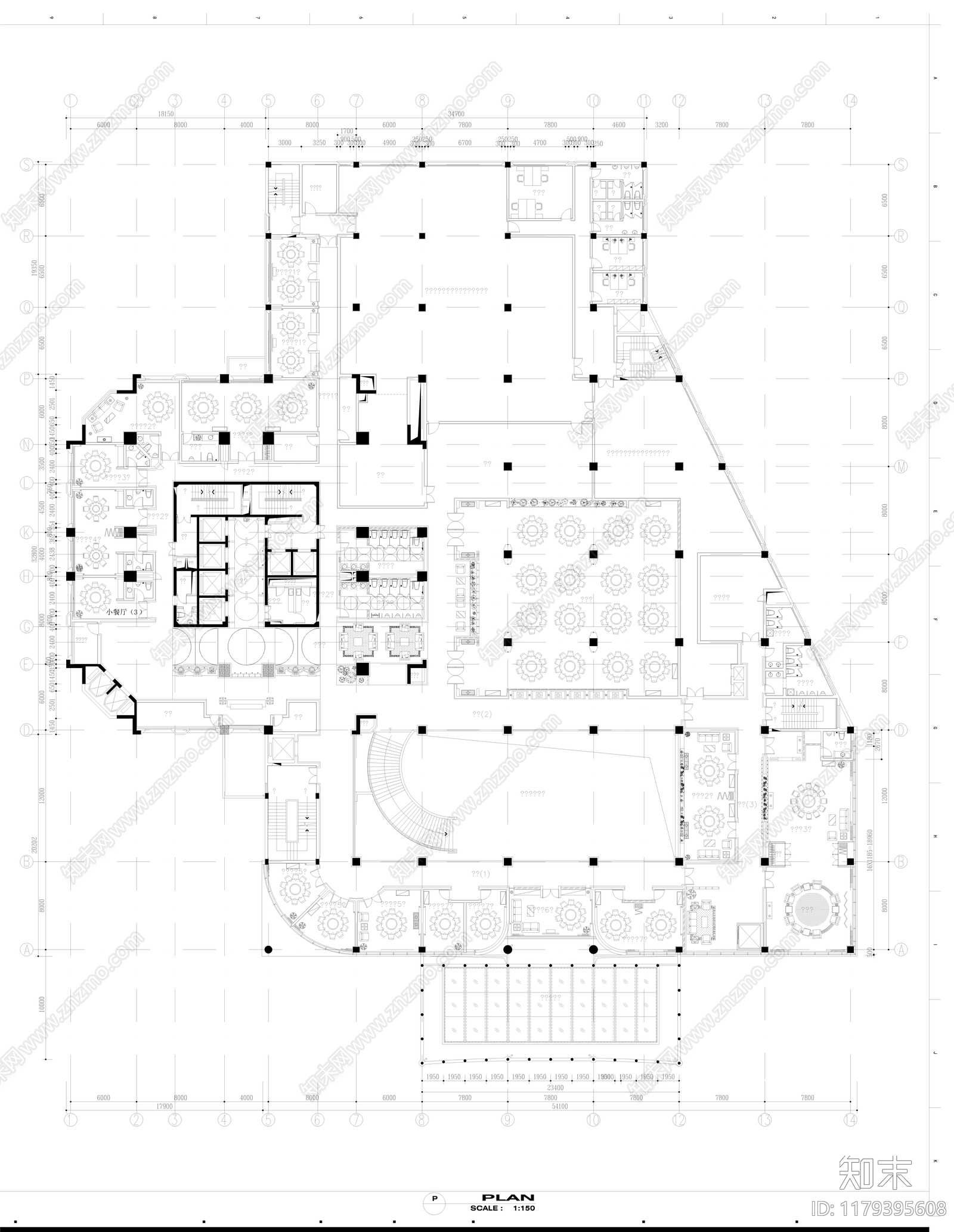 其他餐饮空间cad施工图下载【ID:1179395608】