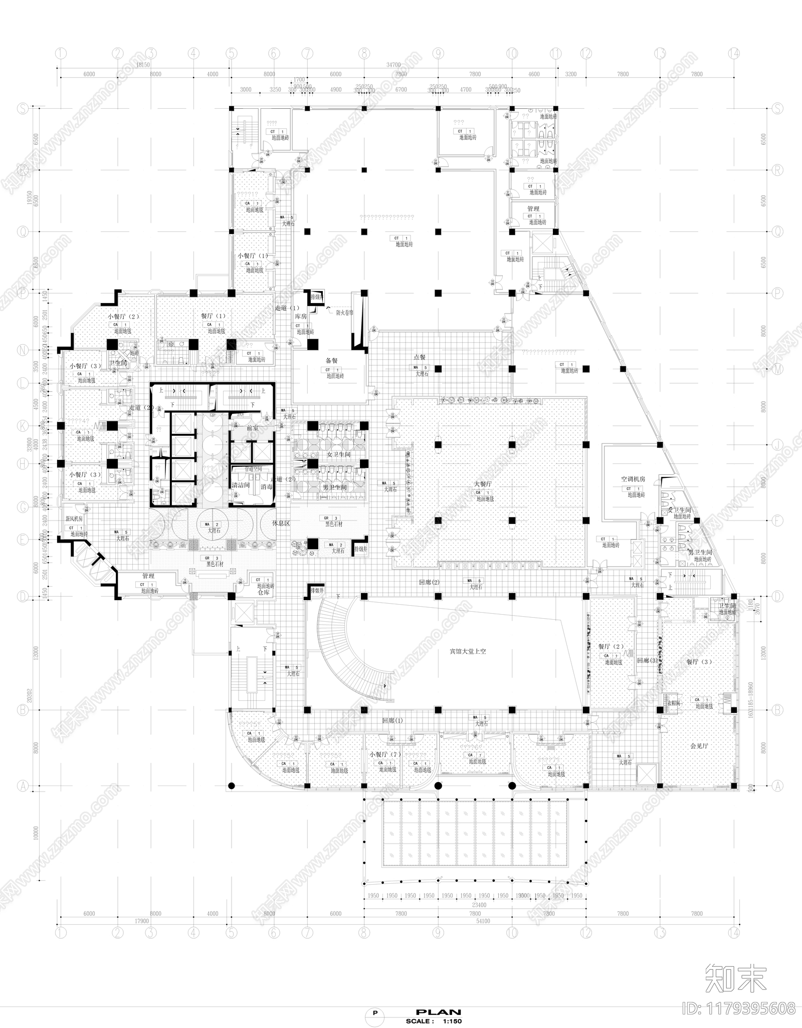 其他餐饮空间cad施工图下载【ID:1179395608】