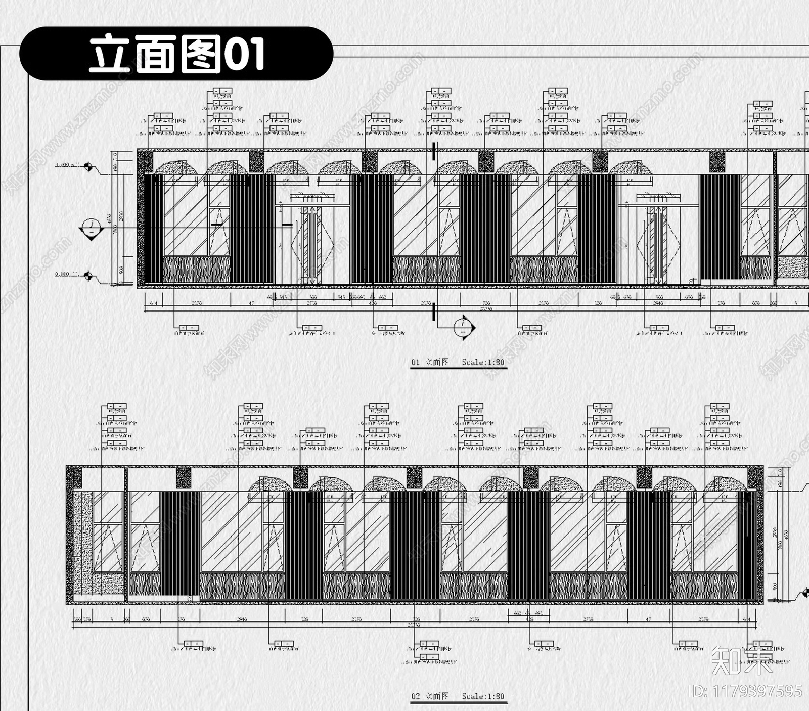 现代报告厅施工图下载【ID:1179397595】