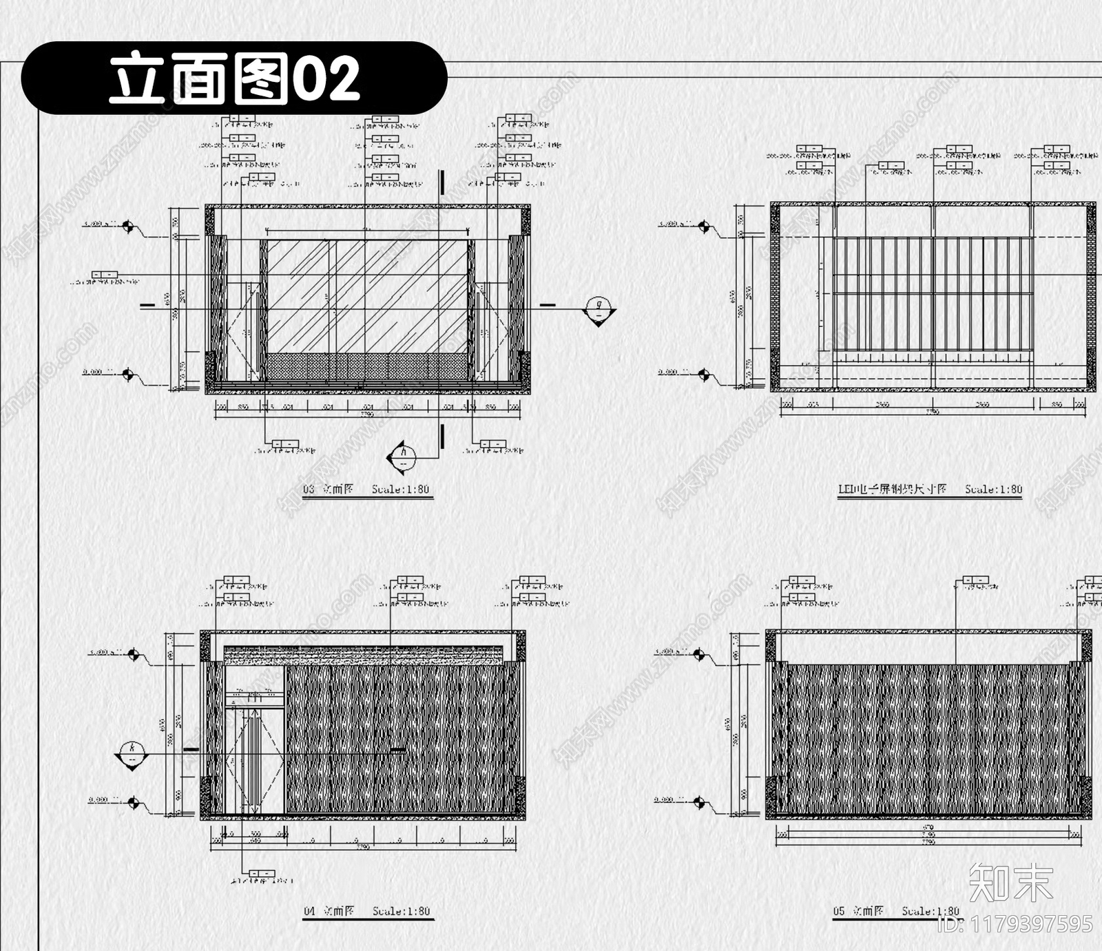 现代报告厅施工图下载【ID:1179397595】