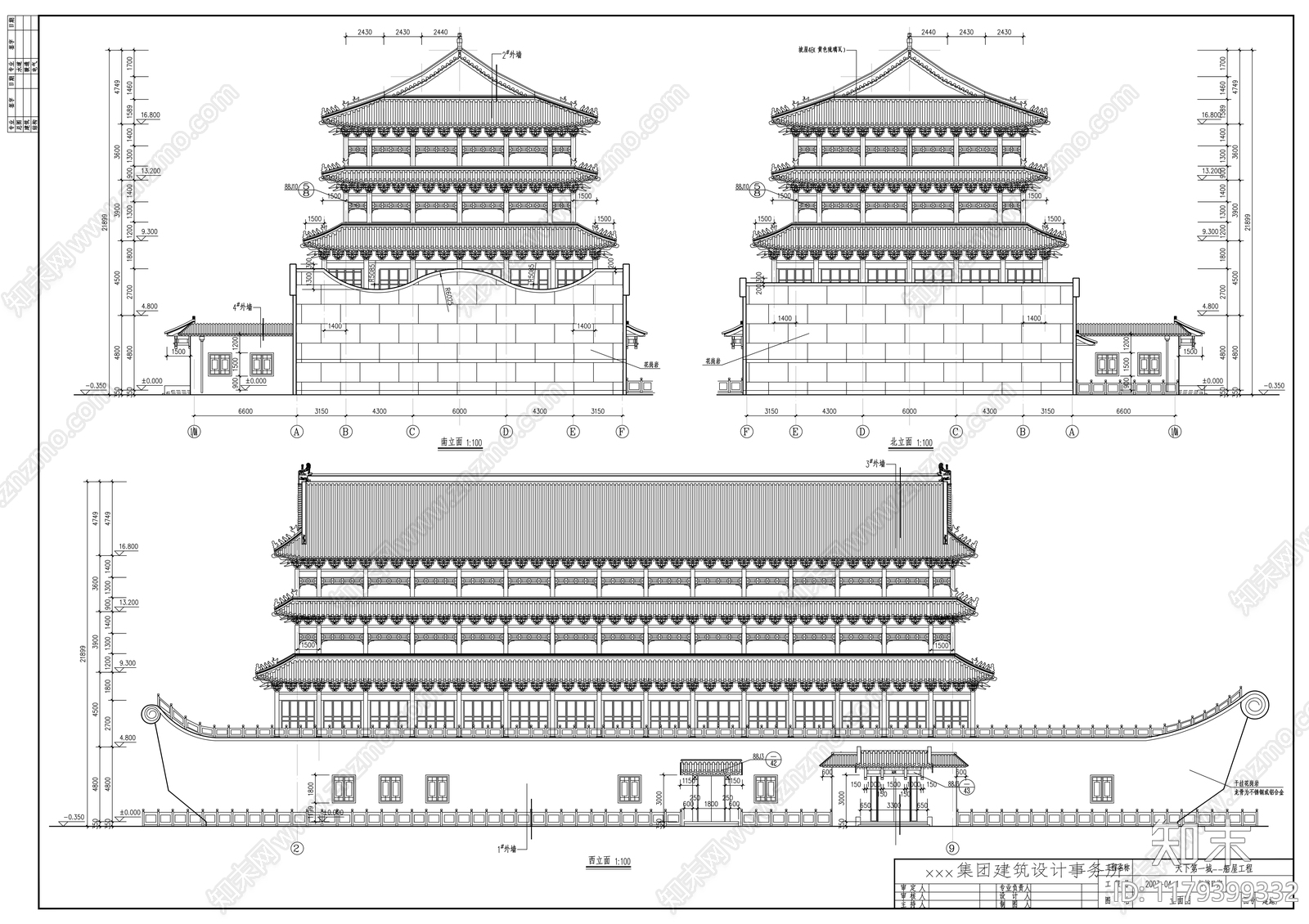 中式古建cad施工图下载【ID:1179399332】