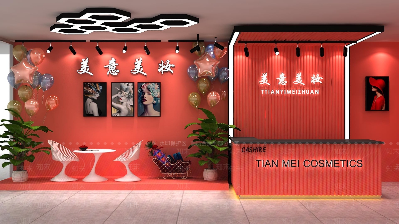现代商场3D模型下载【ID:1179420574】