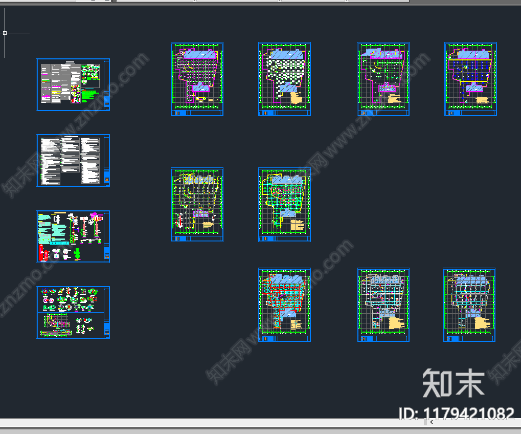 混凝土结构cad施工图下载【ID:1179421082】