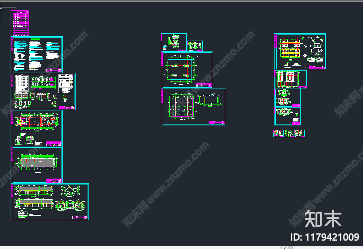 现代其他商业建筑施工图下载【ID:1179421009】