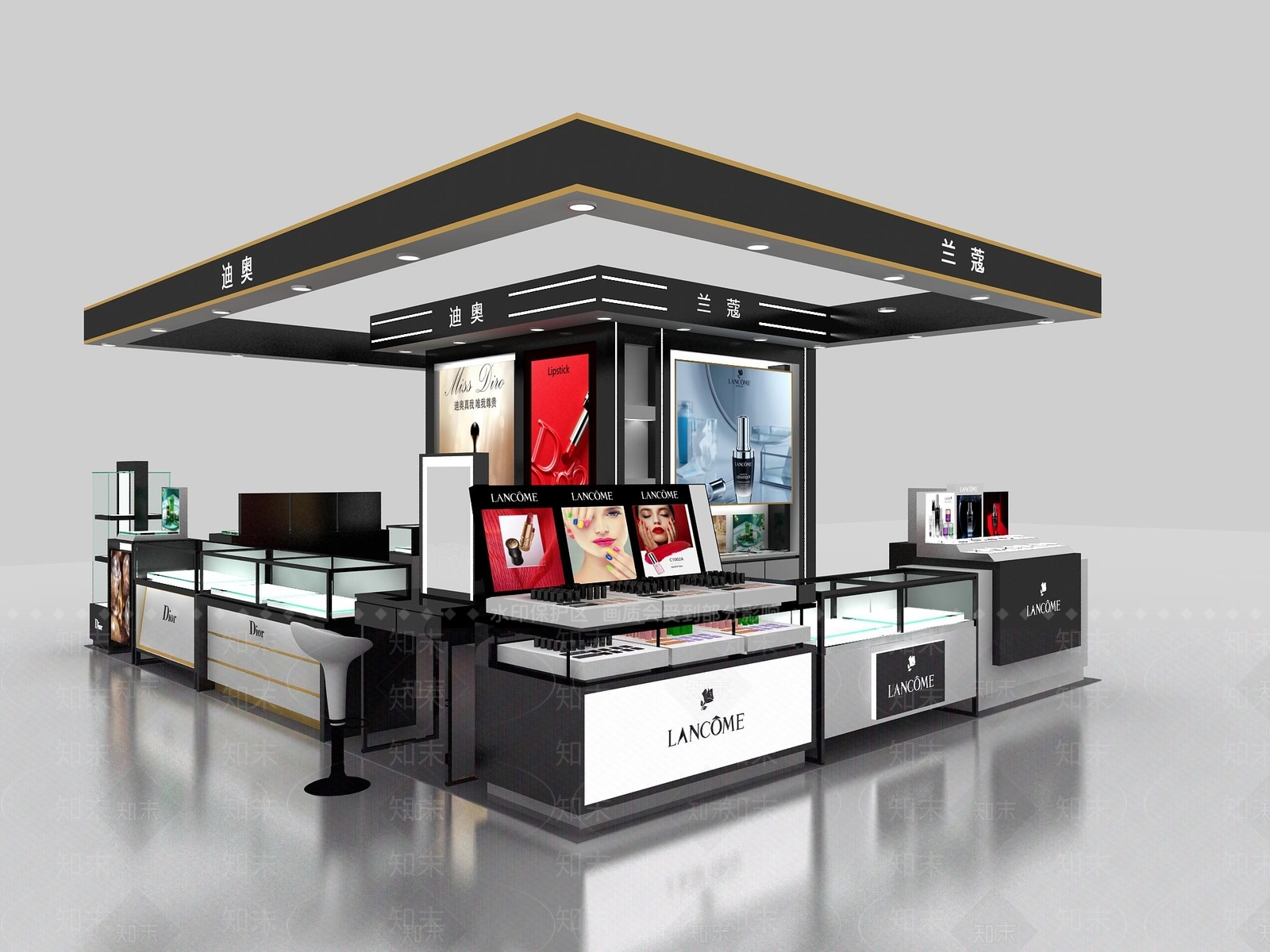 现代商场3D模型下载【ID:1179421303】