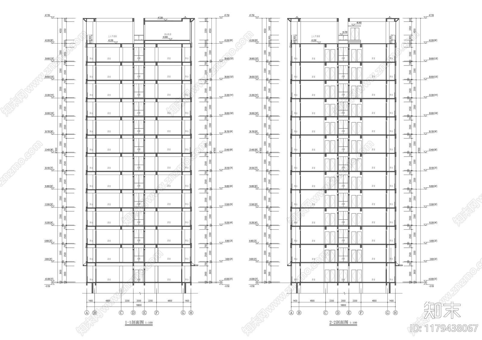 现代其他建筑施工图下载【ID:1179438067】