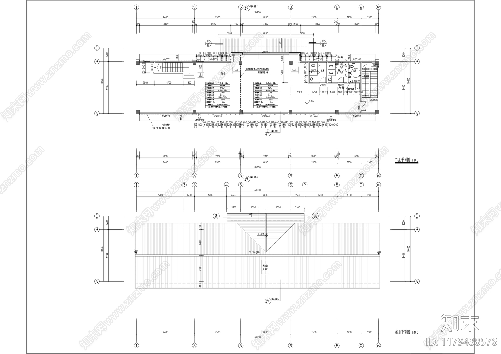 新中式售楼处建筑施工图下载【ID:1179438576】