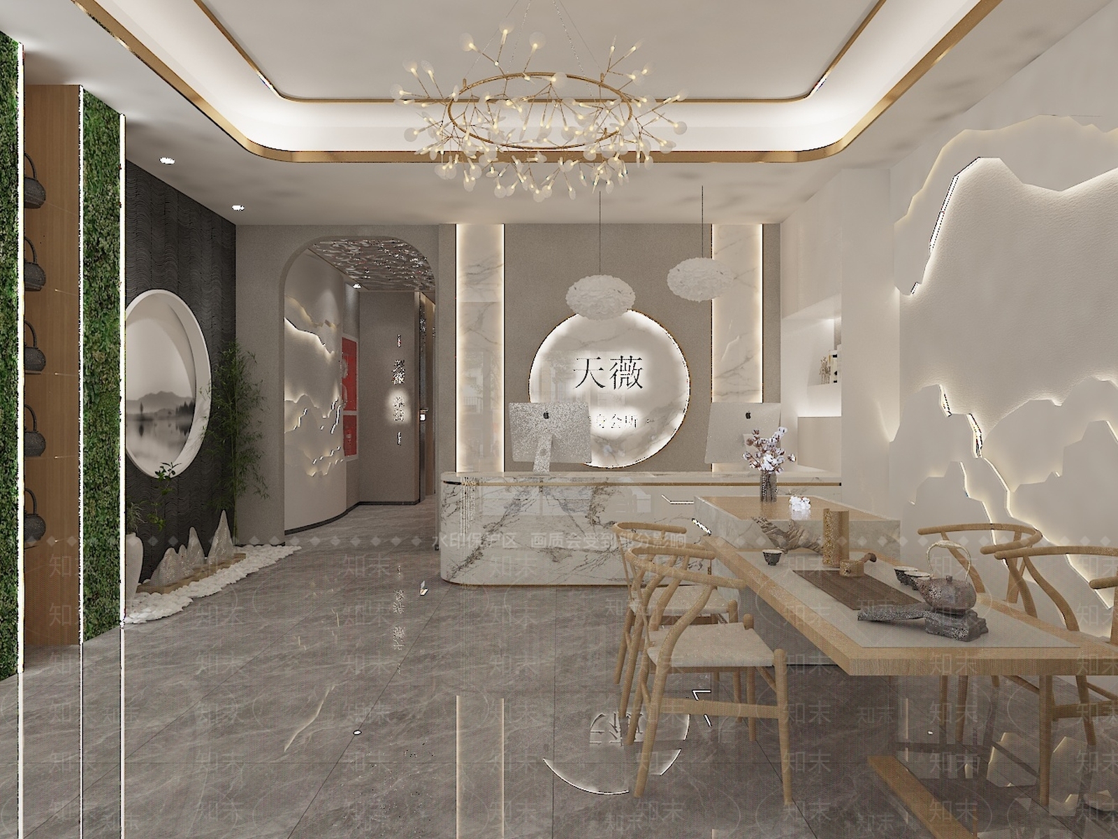 现代其他商业空间3D模型下载【ID:1179444269】