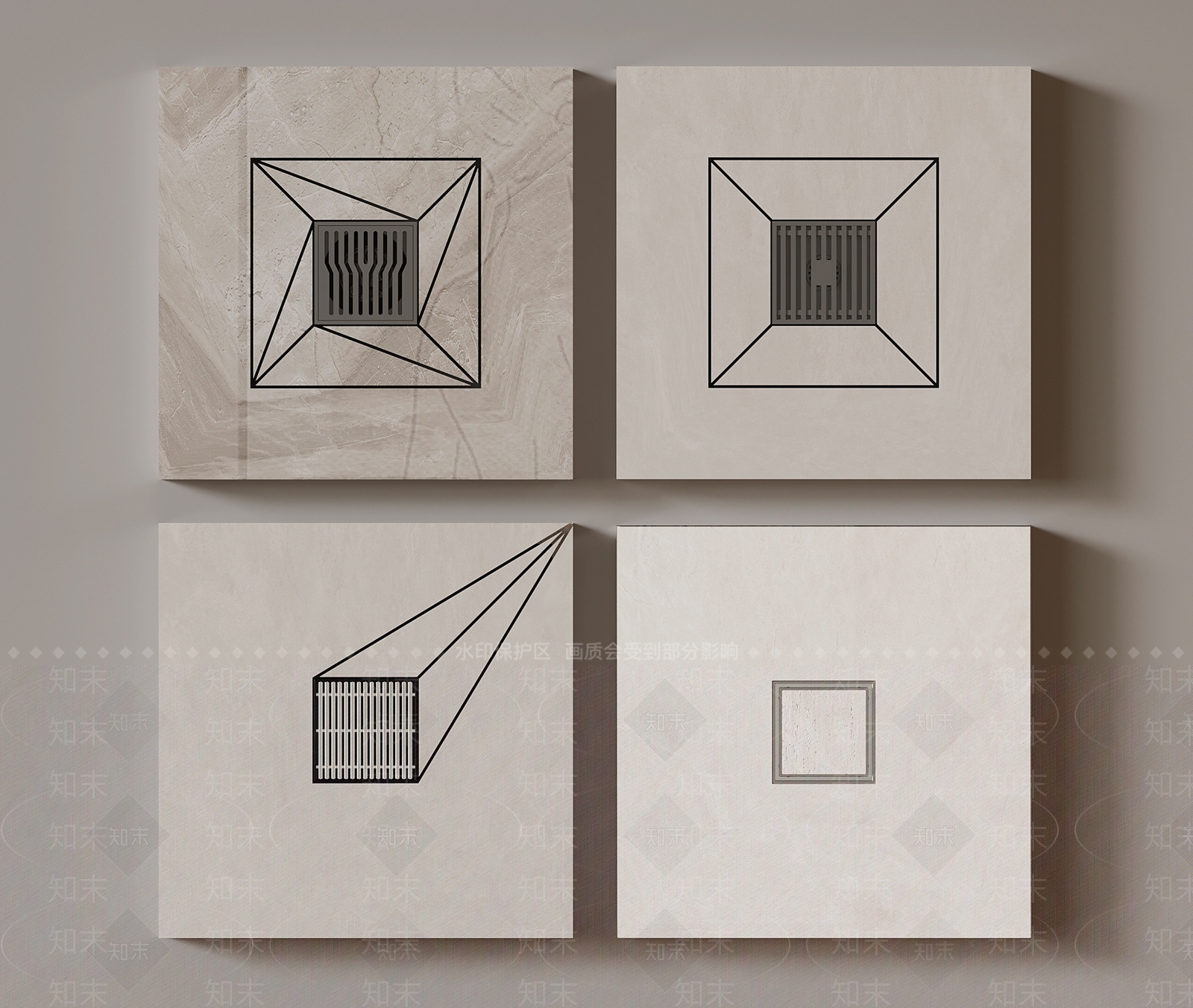 地漏3D模型下载【ID:1179446566】
