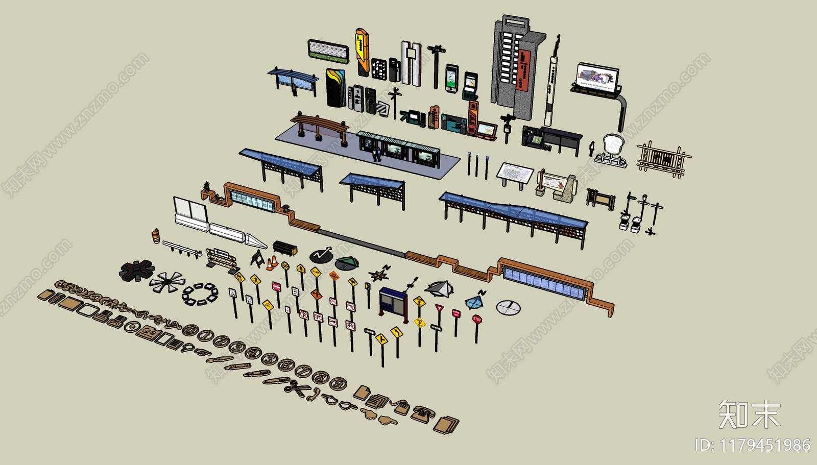 其他公用器材SU模型下载【ID:1179451986】