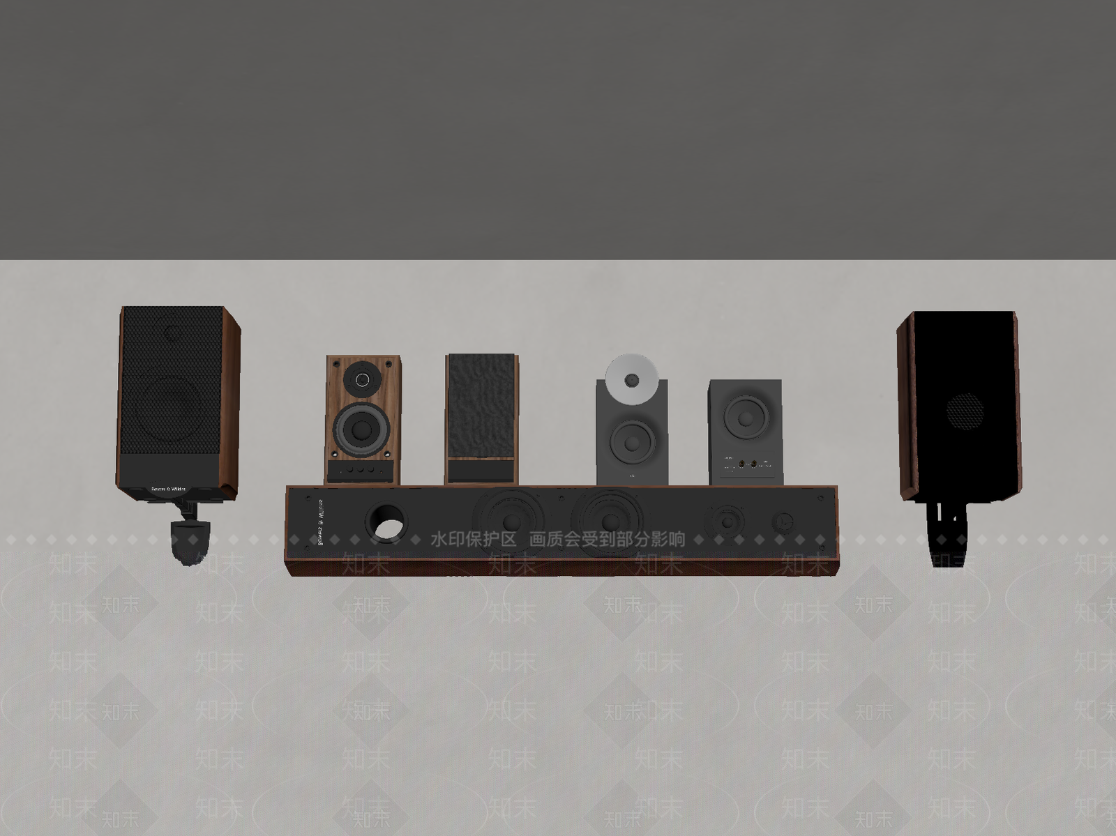 音响SU模型下载【ID:1179453902】