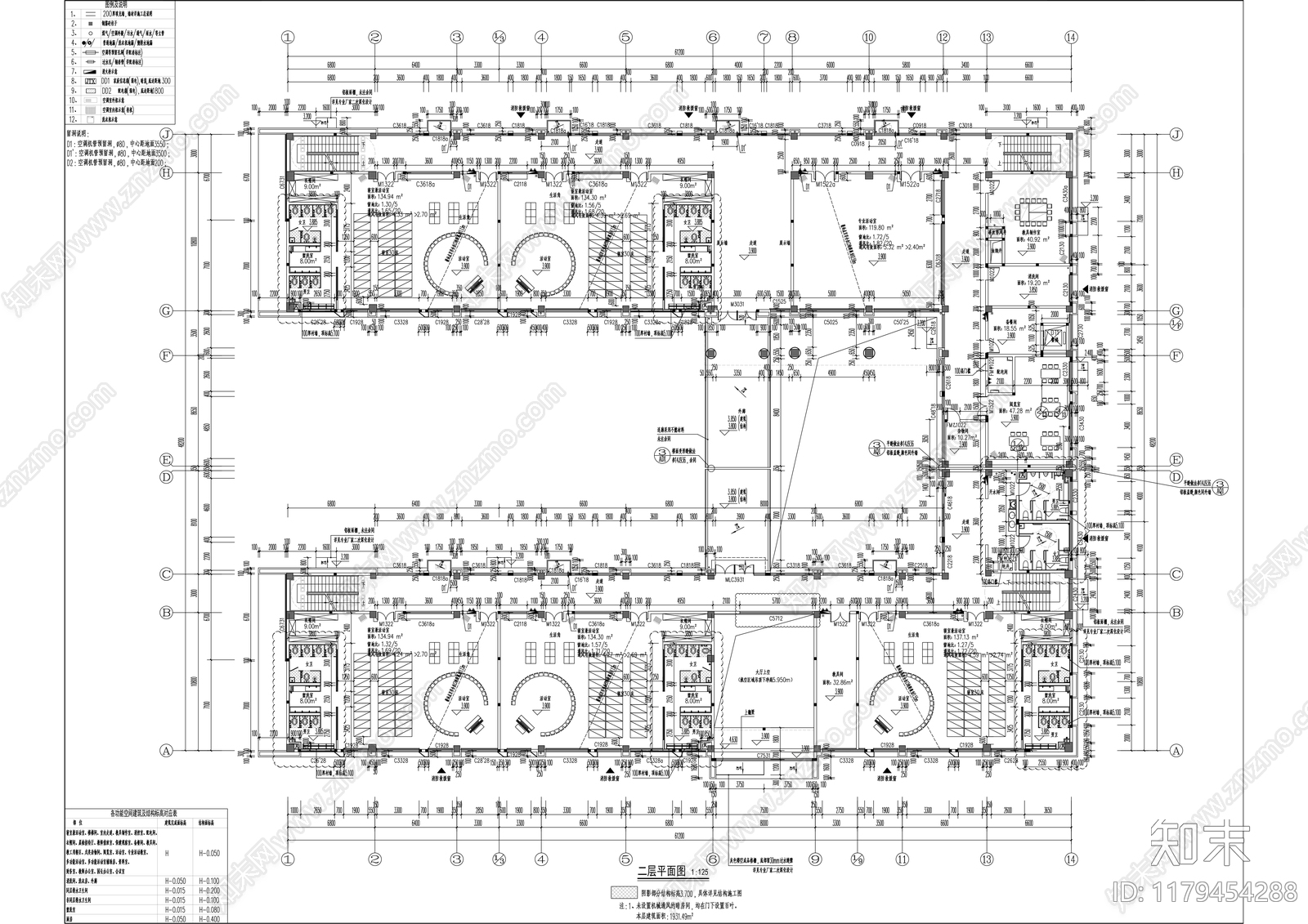 现代幼儿园建筑cad施工图下载【ID:1179454288】