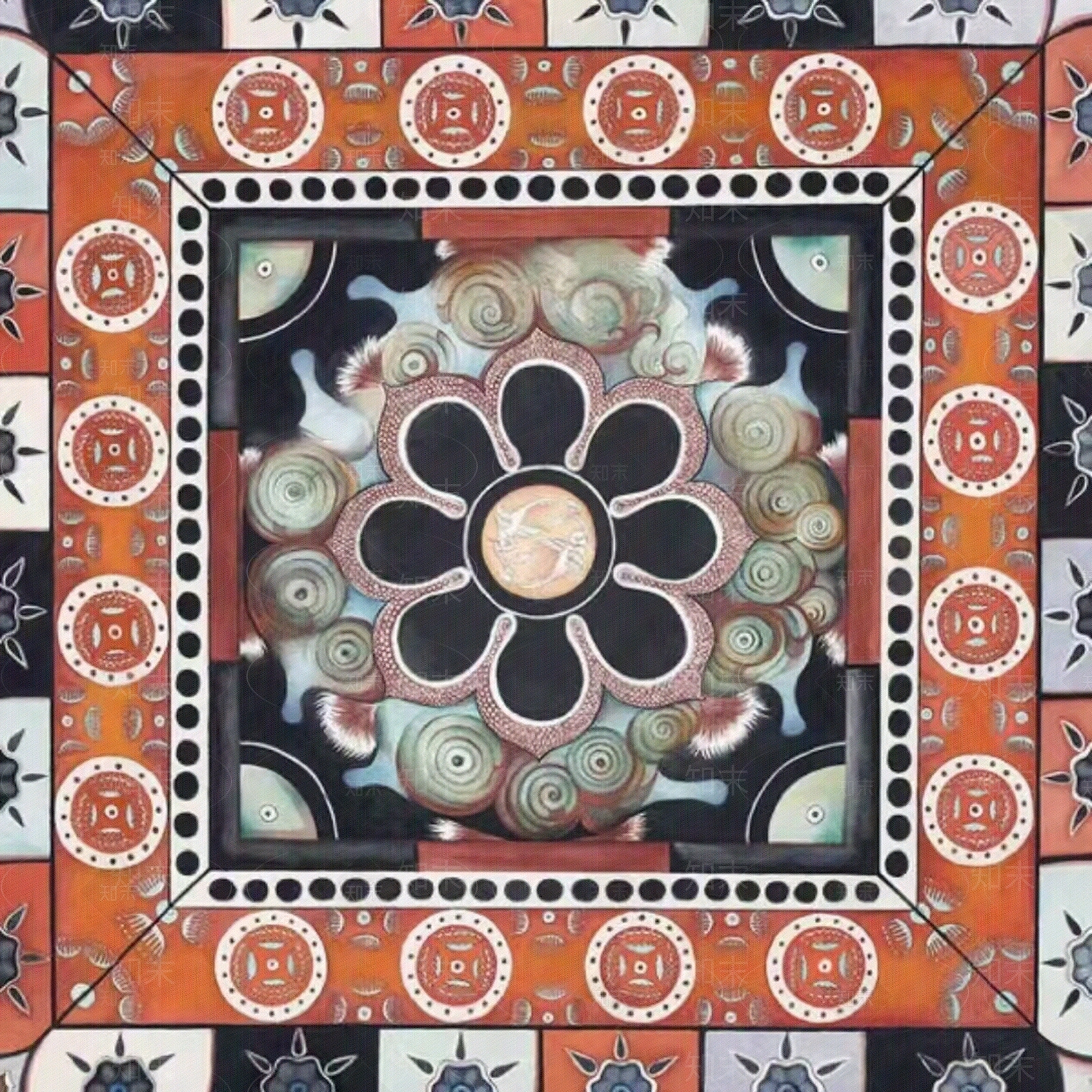 美式法式地毯贴图下载【ID:1179455582】