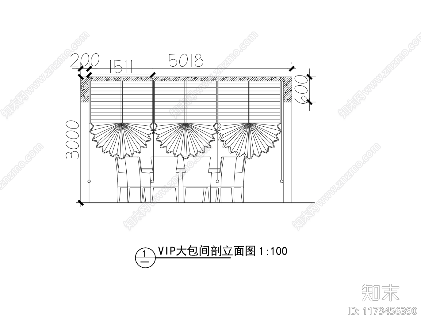 中式中餐厅施工图下载【ID:1179456390】